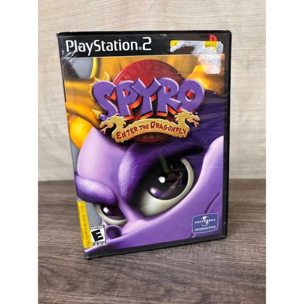 Spyro Enter the Dragonfly Sony PlayStation 2 PS2 Game Black Label Disc & Case